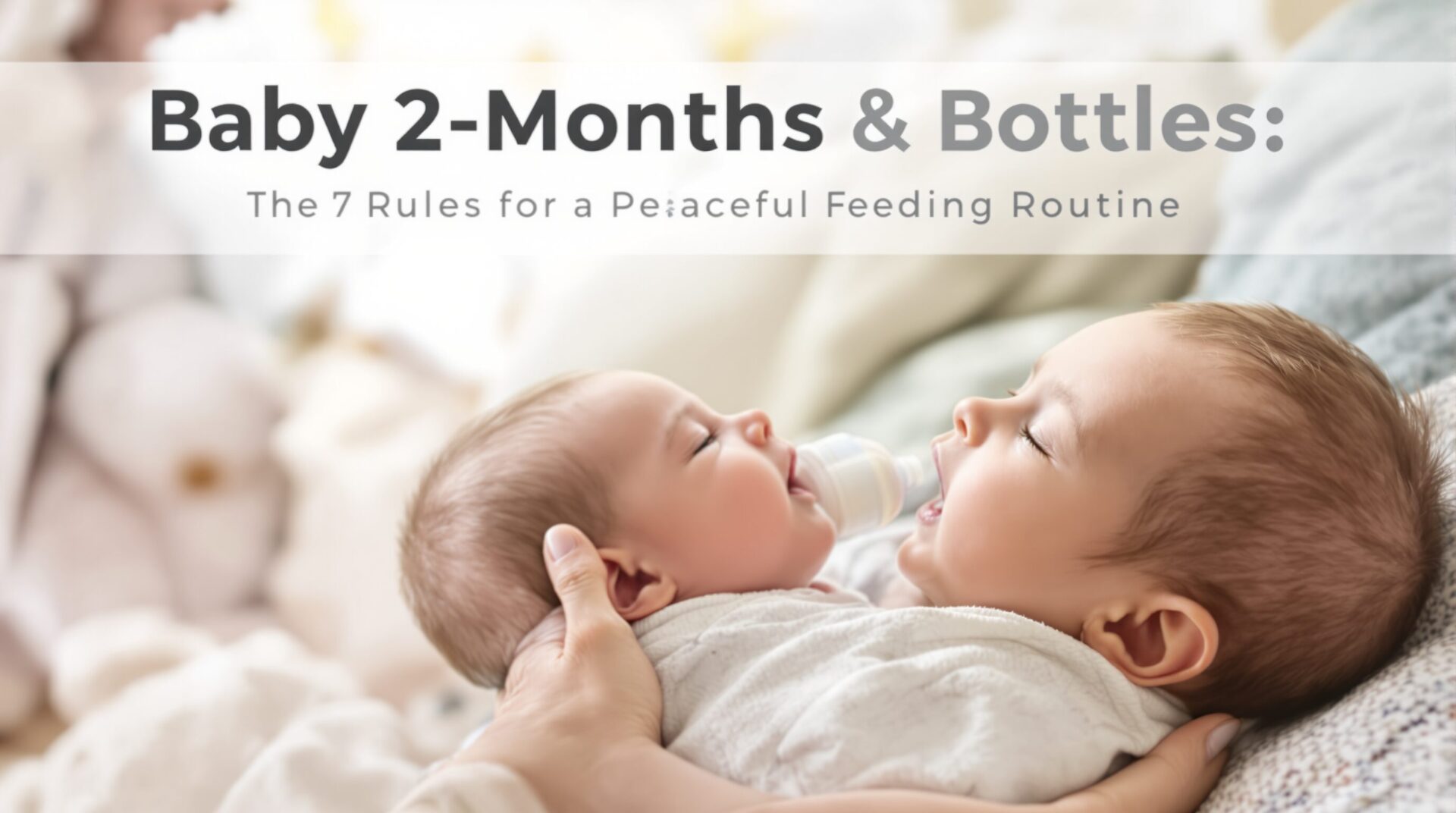 Bébé 2 mois biberons : les 7 règles pour un rythme alimentaire serein