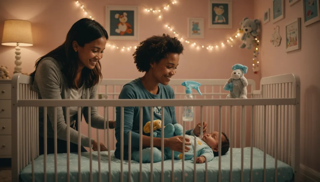 Un spray anti-monstre : l’astuce magique pour des nuits sereines avec bébé.