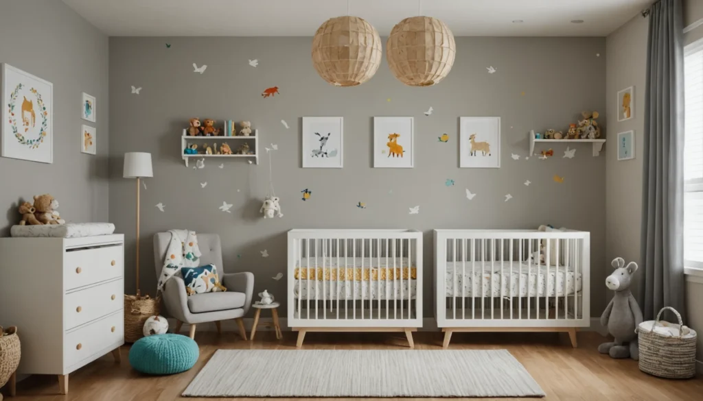 Optimiser une chambre bébé 10 m² : aménagement pratique pour jumeaux aventuriers